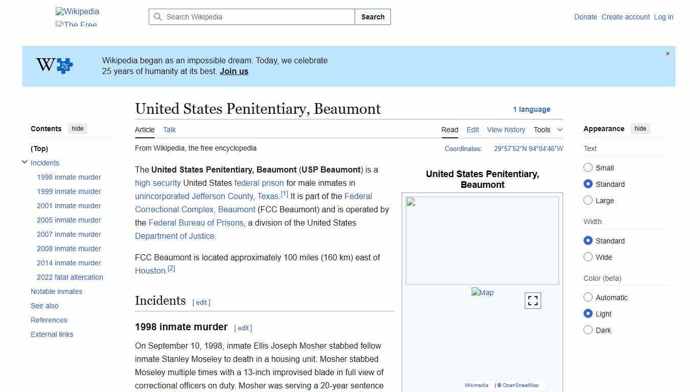 United States Penitentiary, Beaumont - Wikipedia