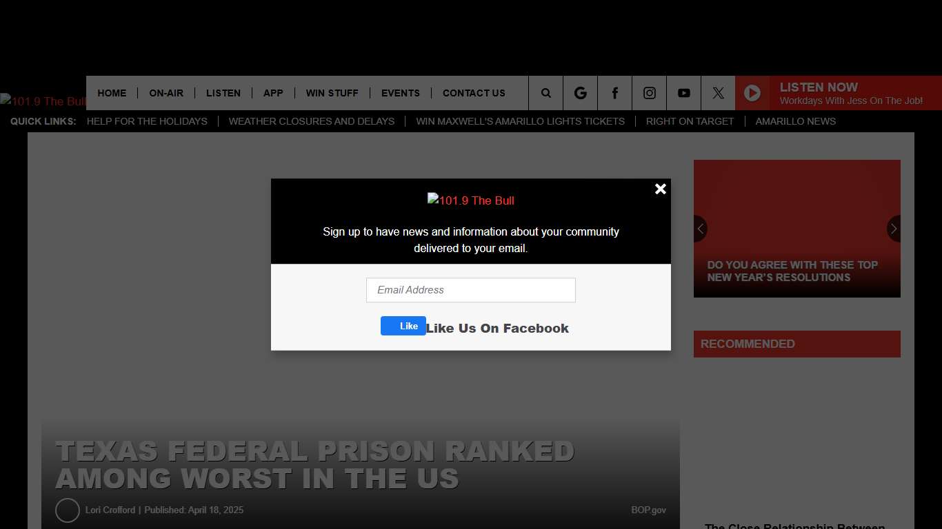 This Beaumont, Texas Federal Prison is One of the Worst in the US